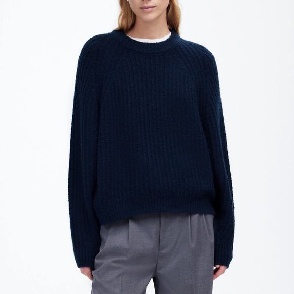Madewell Ribbed Cotton-Blend Sweater - Picture 1 of 6